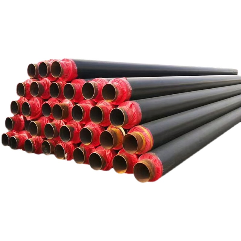 聚氨酯保温钢管工业级小区热力供暖大口径预制直埋式无缝输送管道