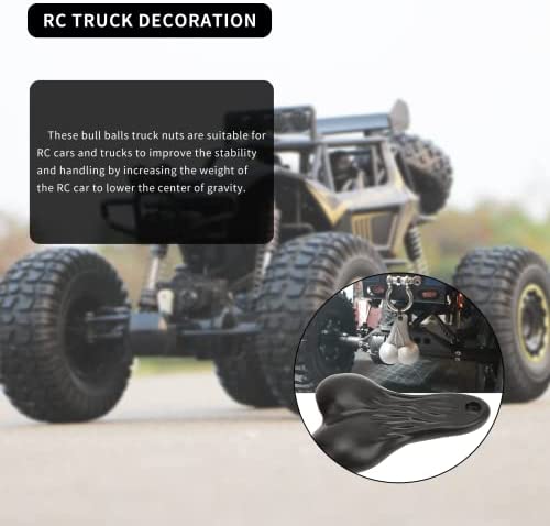 推荐Gugxiom RC Hanging Truck Bull Balls  Zinc Alloy RC Truck