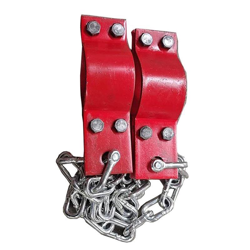 胶管安全链胶管防护链管夹式螺栓紧扣防护链链条式安全链