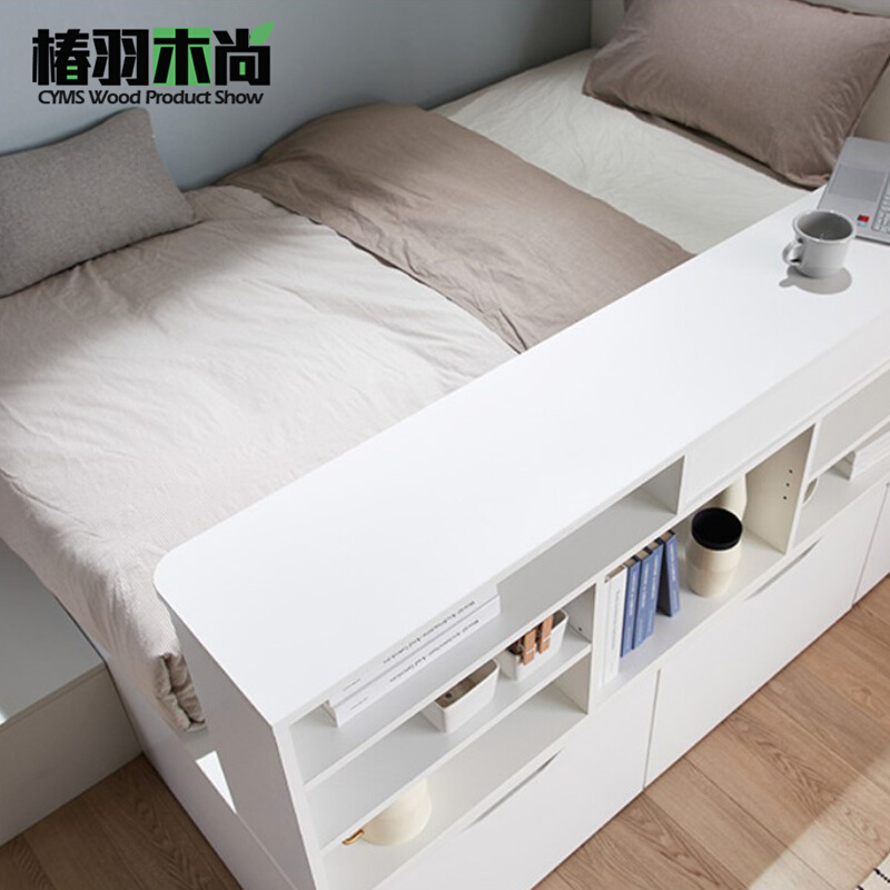 高箱体床现代简约大容量储物床家用卧室榻榻米床多功能抽屉储物床