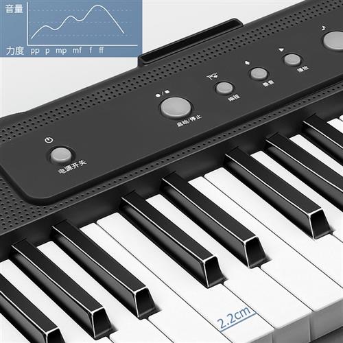 电子钢琴幼携式专业no用初学者61键码便师家用入门数盘智能88