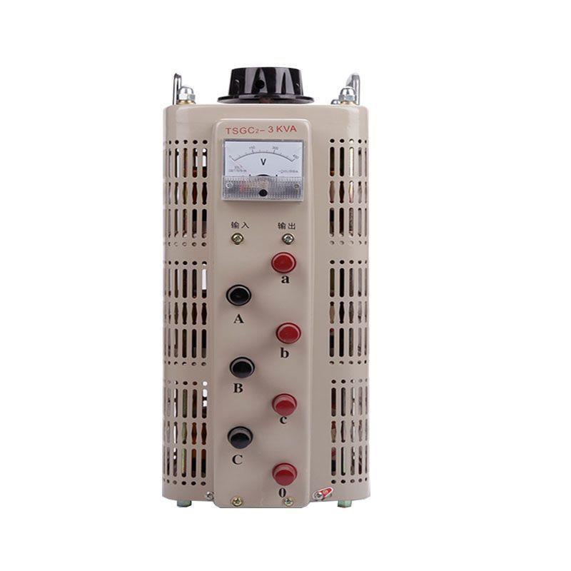 三相调压器380交流电源工业大功率0-430接触自耦可调变压器500