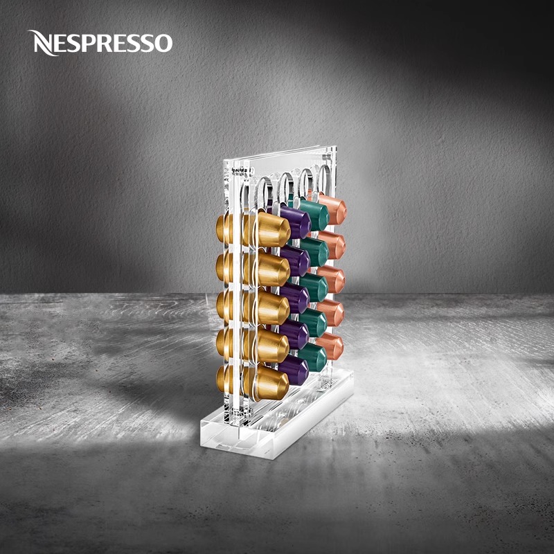 NESPRESSO雀巢意式胶囊咖啡展示架多功能胶囊存储器（不含胶囊）