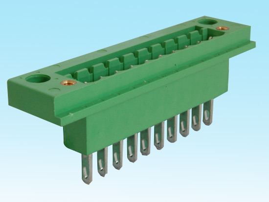 连接器F85-N--5.08接插件pcb接线端子压接端子接线头对接多孔插座