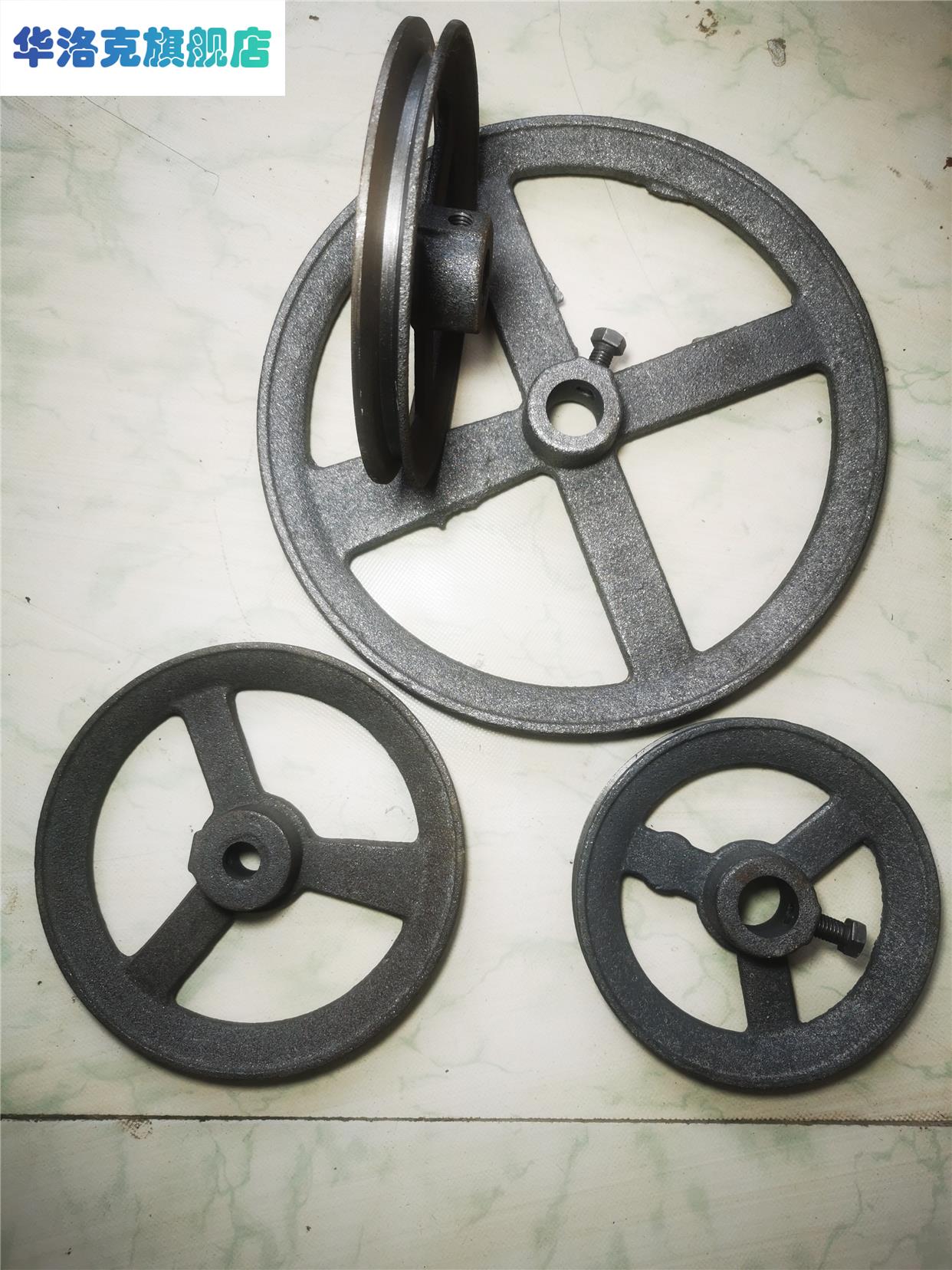 A型三角带轮单槽电机轮变速轮农机配件喂毛斗配件铸铁皮带轮机械