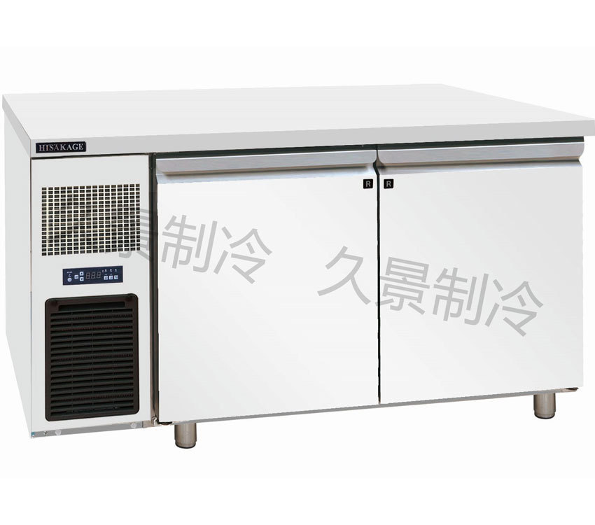久景LFEP-150冷冻平冷工作台1.5米201不锈钢直冷冰箱商用冷冻柜