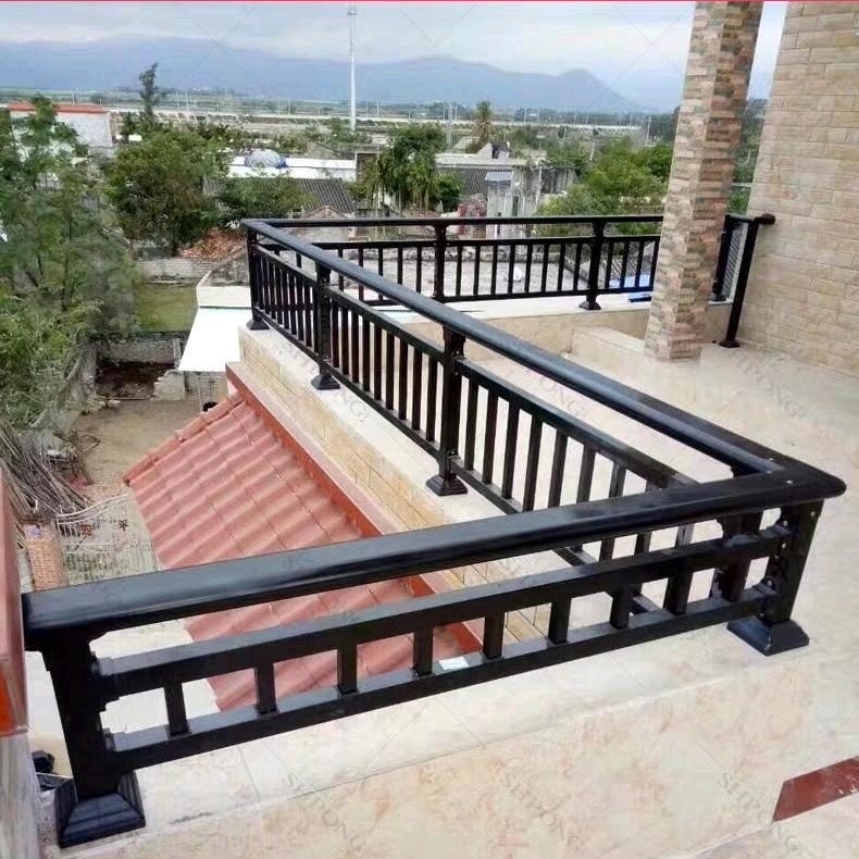 铝艺护栏铝合金围栏露台楼梯扶手玻璃阳台锌钢栏杆高端庭院铝栅栏