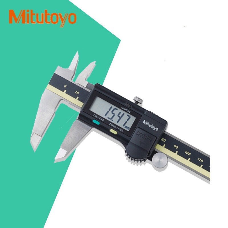 Mitutoyo日本三丰数显卡尺游标数字高精度电子不锈钢边工业级工具
