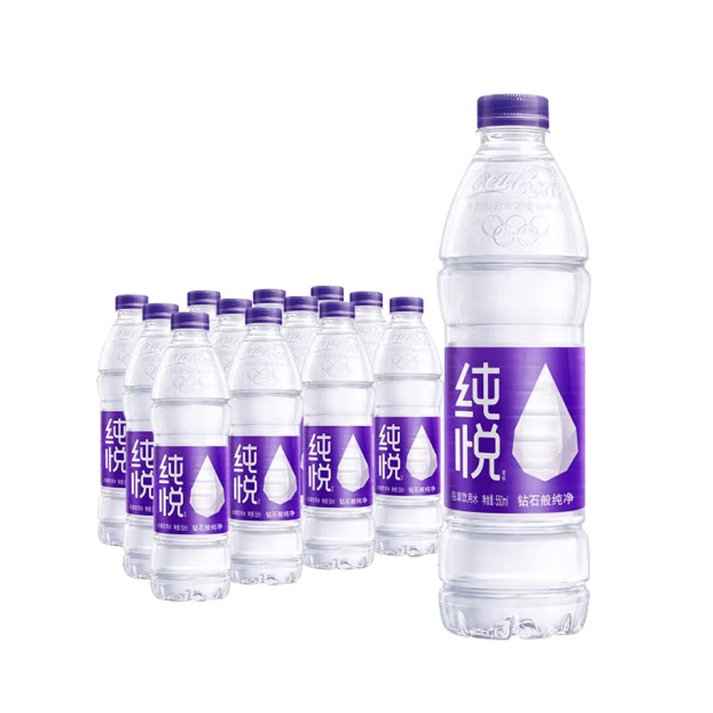 可口可乐纯悦饮用水550ml*24瓶纯净水整箱