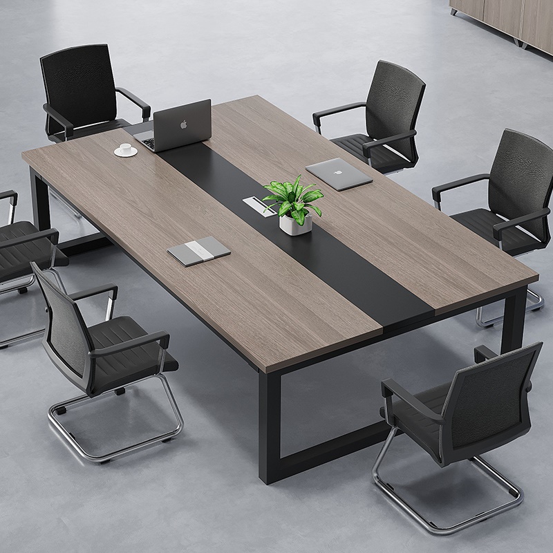 会议桌长桌简约现代洽谈桌工作台大型长条桌子会议室办公桌椅组合