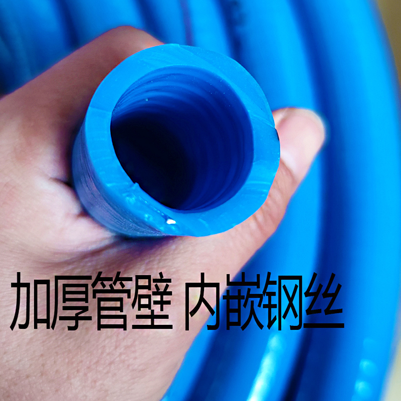 防冻硅胶钢丝软管油管柴油耐油6分1寸25加油机抽油泵管子抽水水管