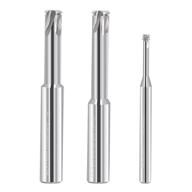 铝用螺纹铣刀单牙三牙铝合金专用公制-M24钨钢合金数控刀具铣牙刀