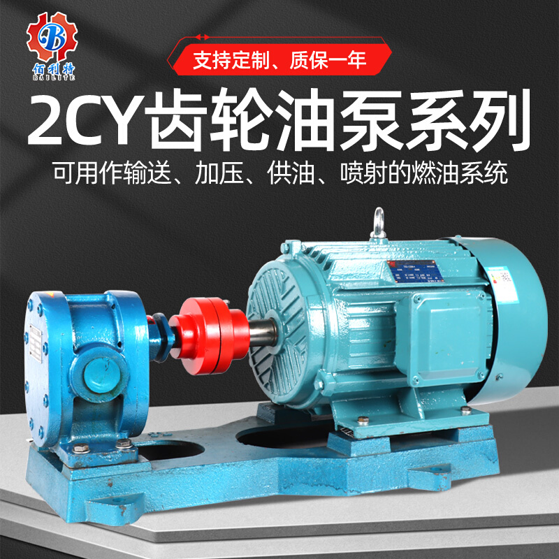 2CY齿轮油泵高温高压2.5MPa液压油泵三相机柴油渣油泵自吸抽油泵