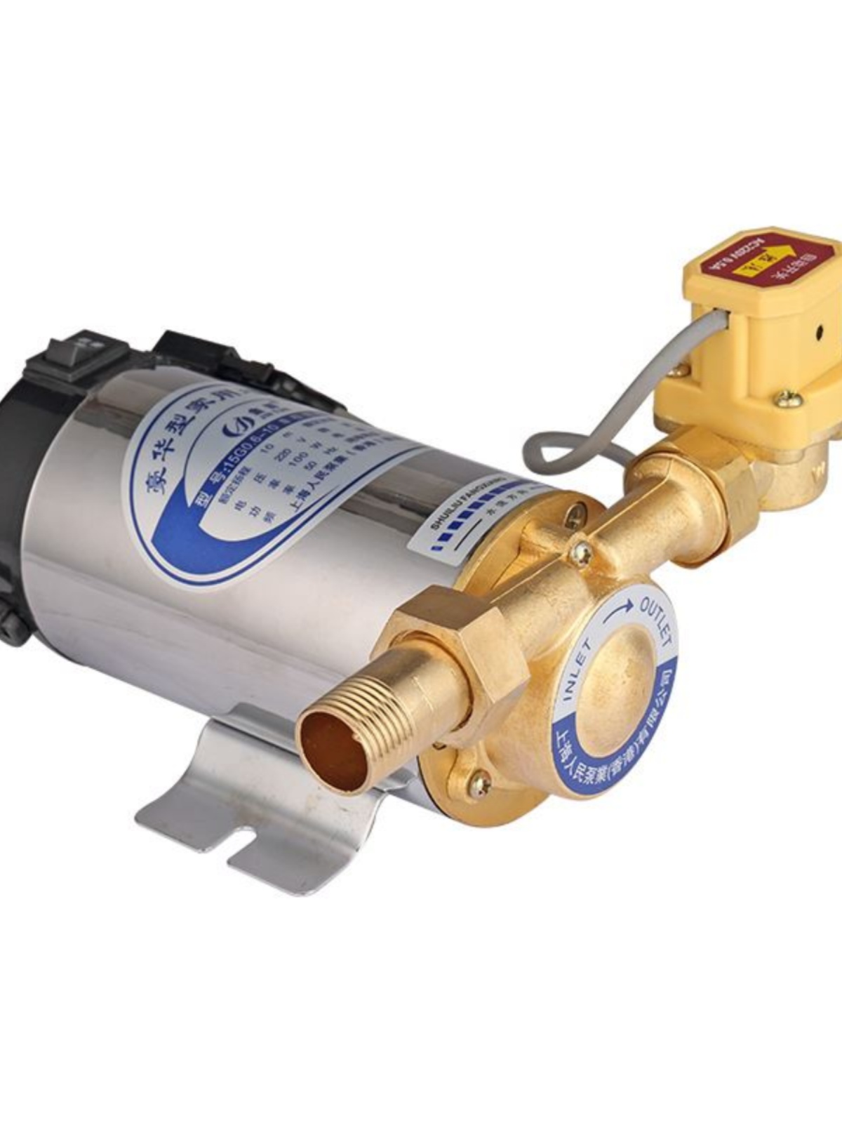 新品家用热水器铜泵头不锈钢静音自来水加压泵全自动小型管道增压