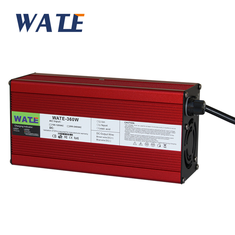 瓦特力88.2V4A充电器 适用于21S 锂电池电动车 智能铝壳 带风扇