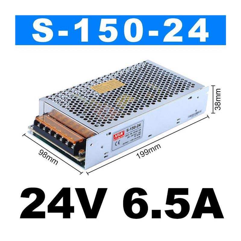 明纬S-350W220v转5V12V24V48V直流开关电源可调监控变压器1A5A20A