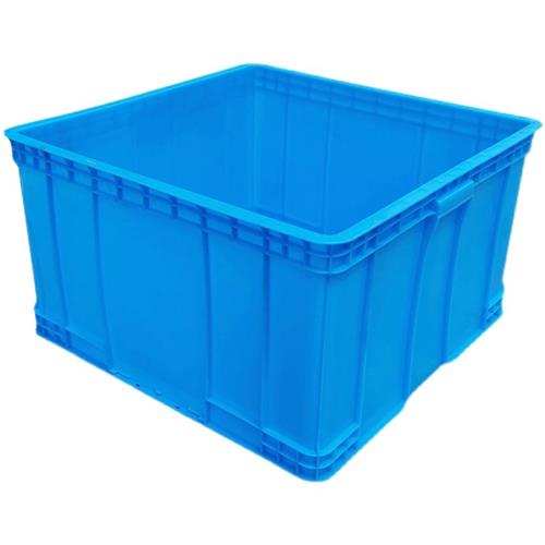 塑料周转箱方箱加厚工具箱正方形1号运输收纳箱零件盒五金框筐盒