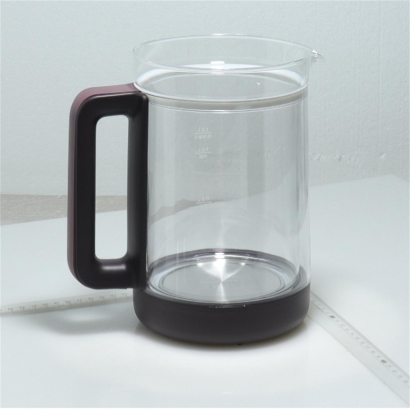 美的养生壶MK-GE1553玻璃壶原装配件玻璃杯组件壶身组件黑红盖子