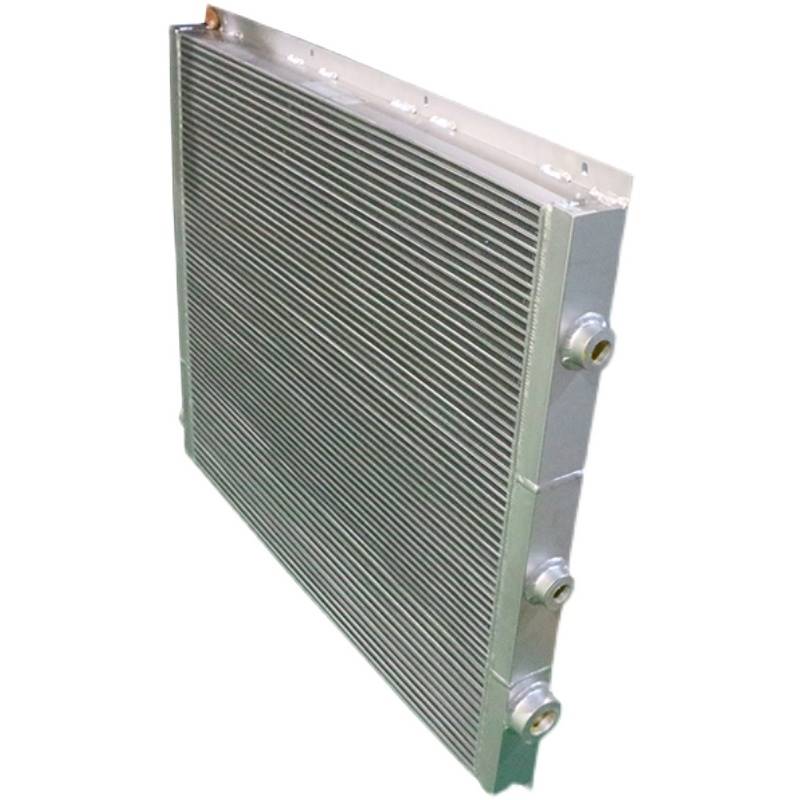 开寿山力工业铝制板翅式换热器油冷却器空压机散热器水箱加工定制