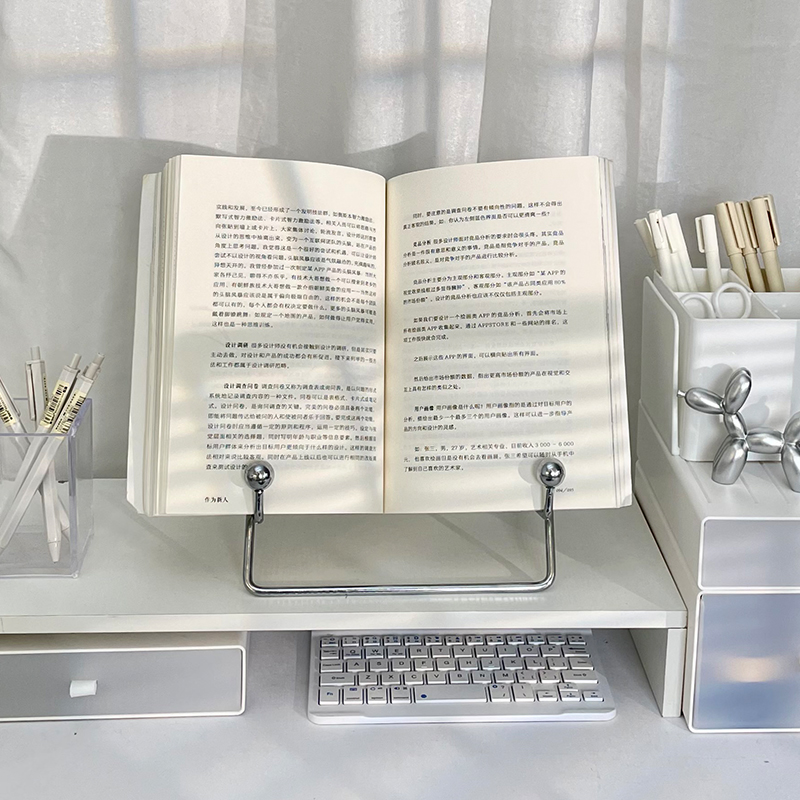 金属平板支架桌面ipad电脑支撑架看书学习懒人神器床上架子阅读架