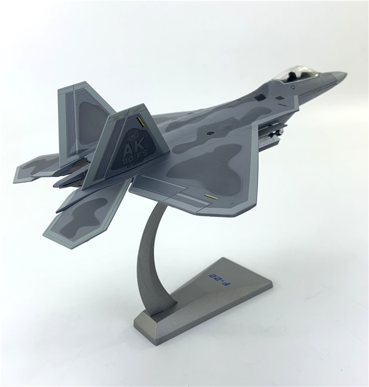 85082  美军F-22 猛禽战斗机 1/72合金模型 F22模型