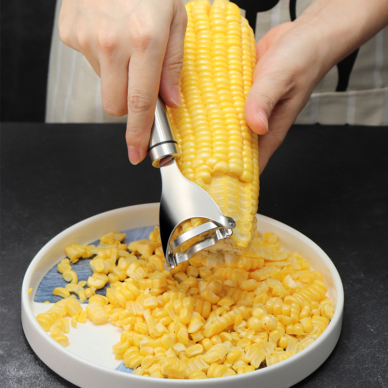 厨房剥玉米神器家用脱粒机分离器削玉米粒刀拨刮剥玉米器粟米刨刀