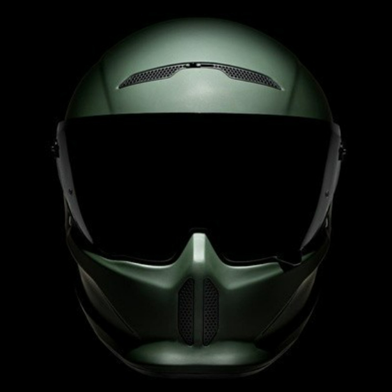 RUROC罗宁滑雪头盔ATLAS 4.0复古碳纤维机车哈雷男女头盔全盔