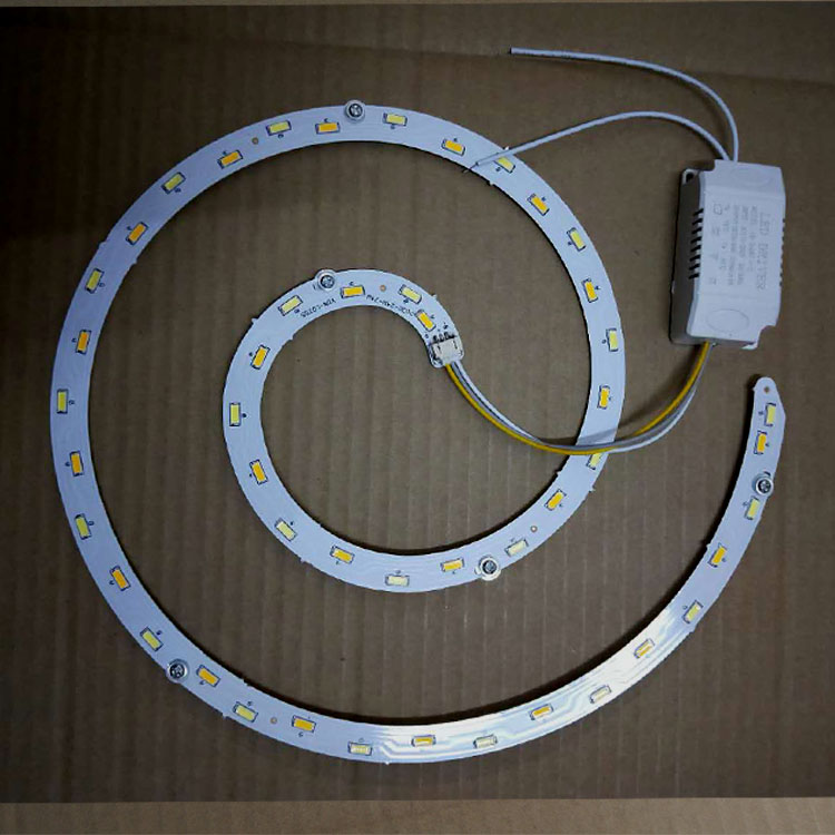 led吸顶灯芯改造灯板无极调光圆形超亮节能遥控灯带灯盘贴片智能