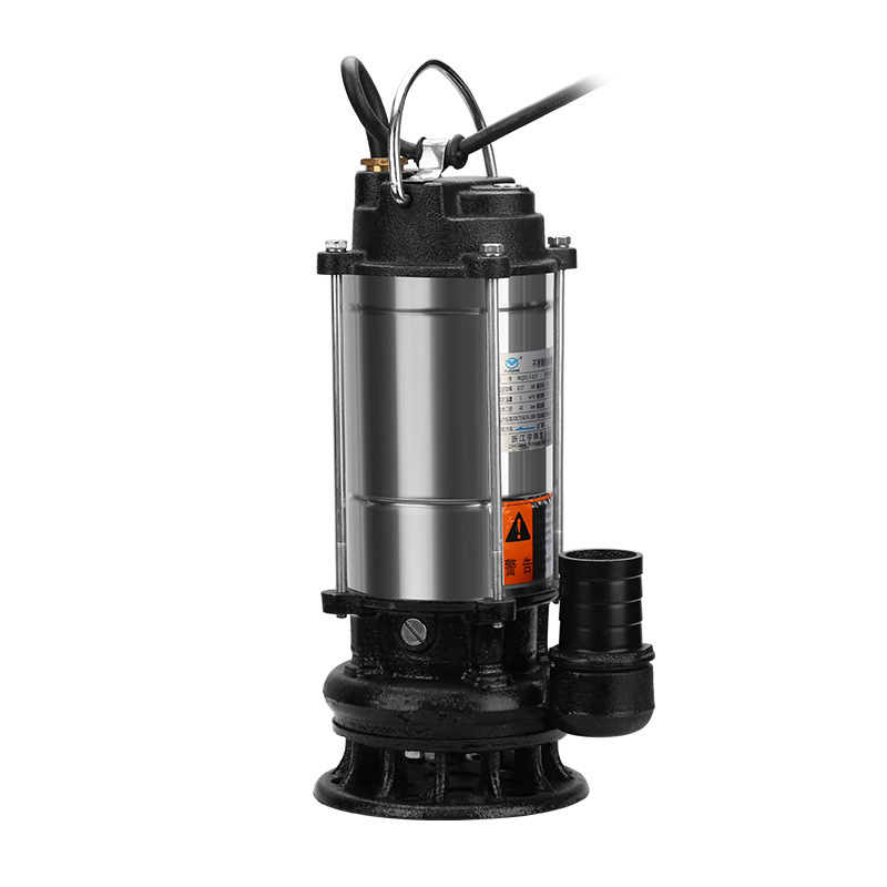 推荐爆品厂促WQD污水泵220V抽粪排污泵家用小型不锈钢潜水泵WQD57