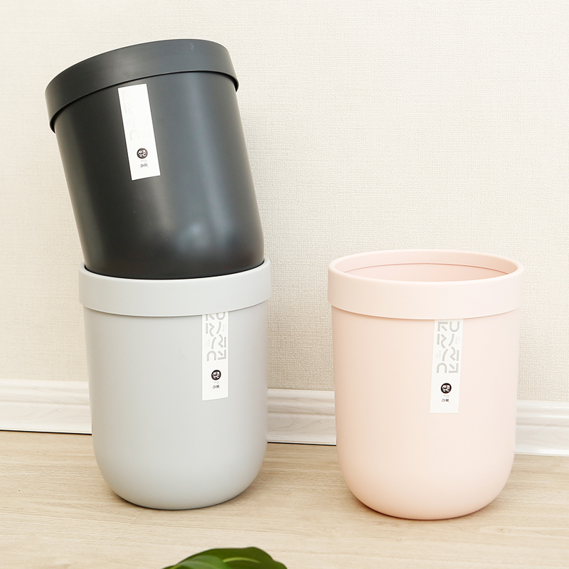 加厚垃圾桶北欧创意家用卫生间大号厨房客厅卧室圆形纸篓办公室筒