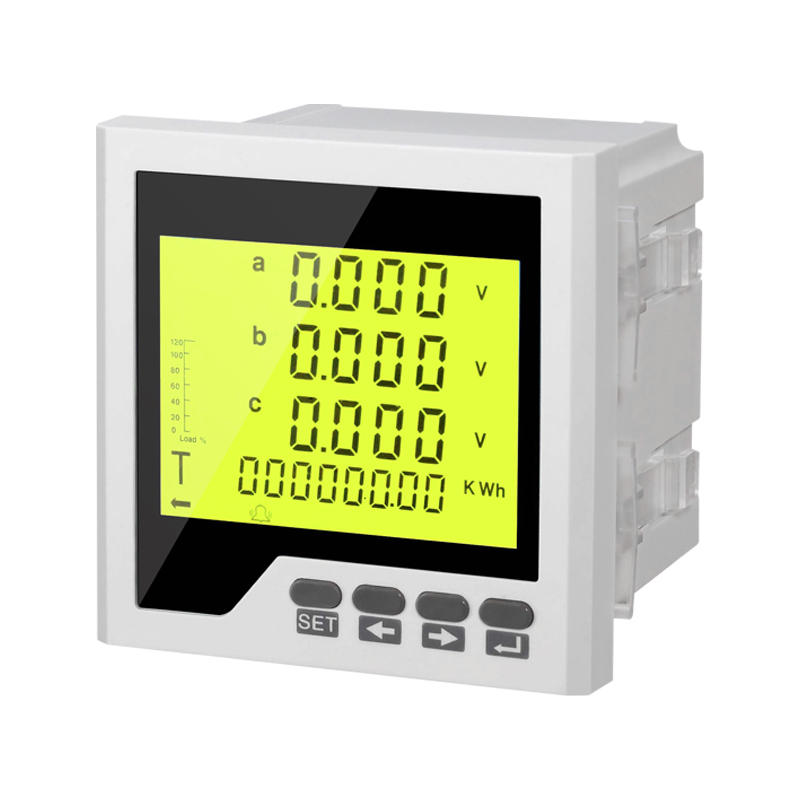 LCD数显三相多功能电力仪表交流电流表电压表功率电能表智能电表