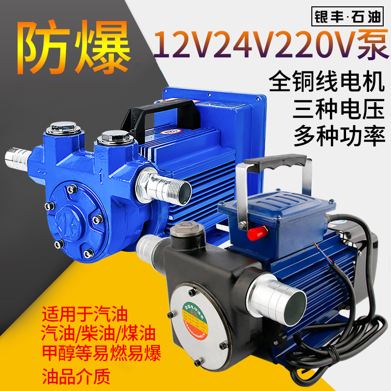 220V防爆电动抽油泵自吸式甲醇汽油柴油加油泵DYB大流量电动油泵