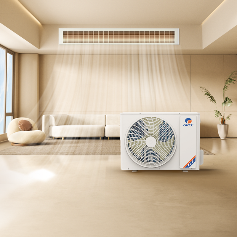 Gree/格力中央空调家用客厅风管机一级正1.5匹一拖一冷暖变频C3+