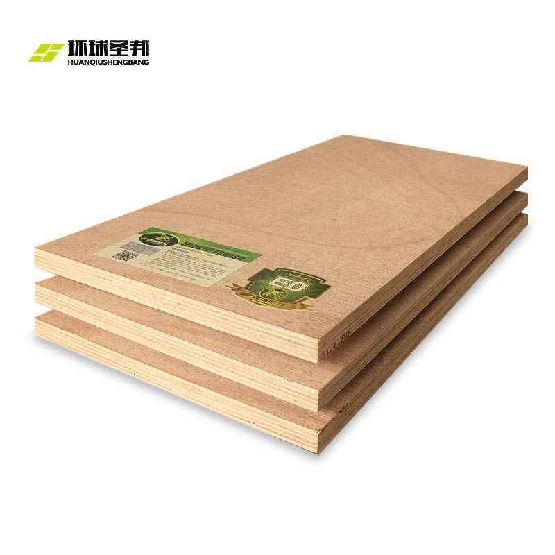 环球圣邦E0环保实木多层板材全桉芯三夹板夹芯板三合板装饰胶合板