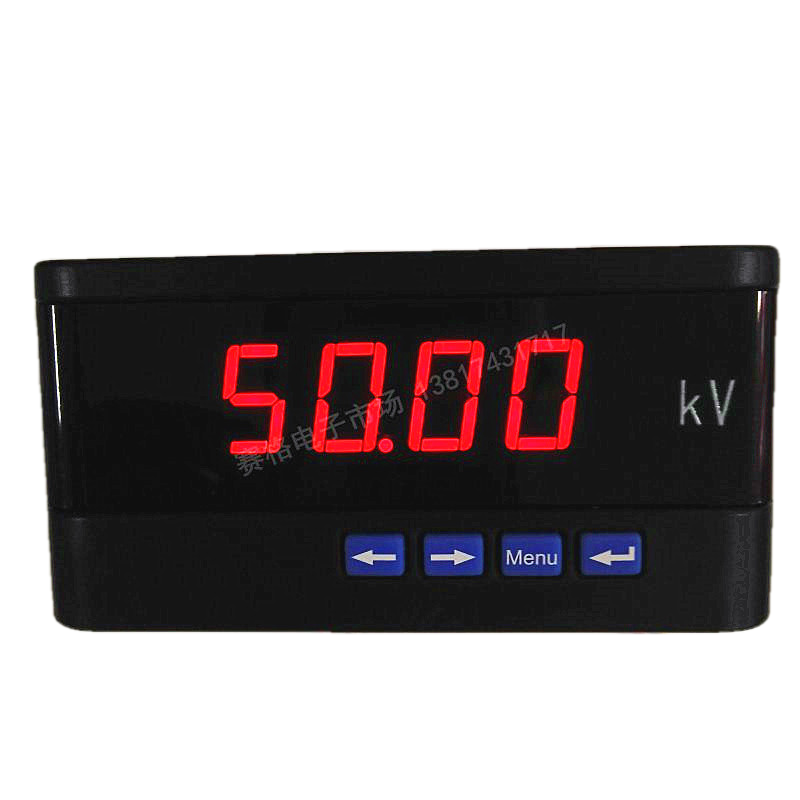 SX48- KV/AC100V交流二次电压表数显数字表50KV100KV15KV20KV3KV