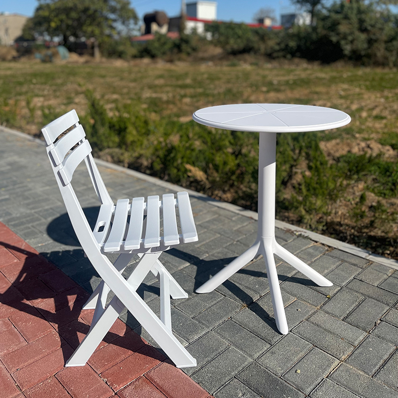 户外庭院折叠椅家用塑料餐椅便携超轻阳台休闲靠背凳室外露天椅子