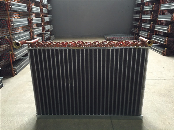 定制水空调蒸发器 水温水暖水冷柜式5匹空调专用冷凝器水空调表冷