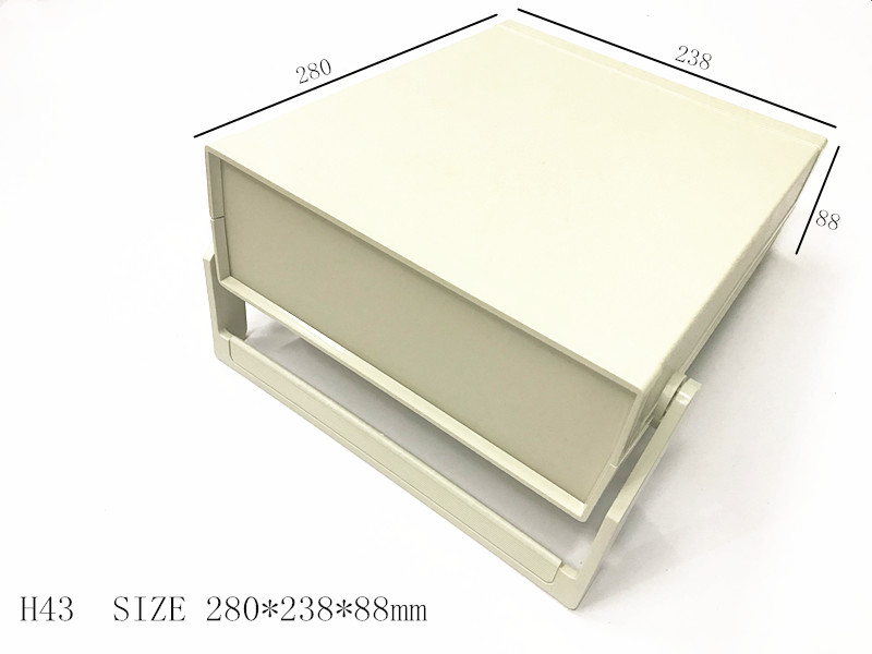 直销公模塑料外壳仪表机箱台式仪器壳体电子设备盒H43 280x238x88