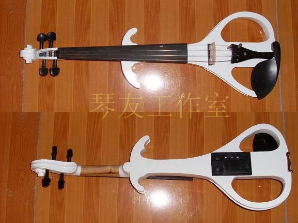 黑色电子 电声小提琴 4/4木质小提琴 实木配件 可配无线发射器