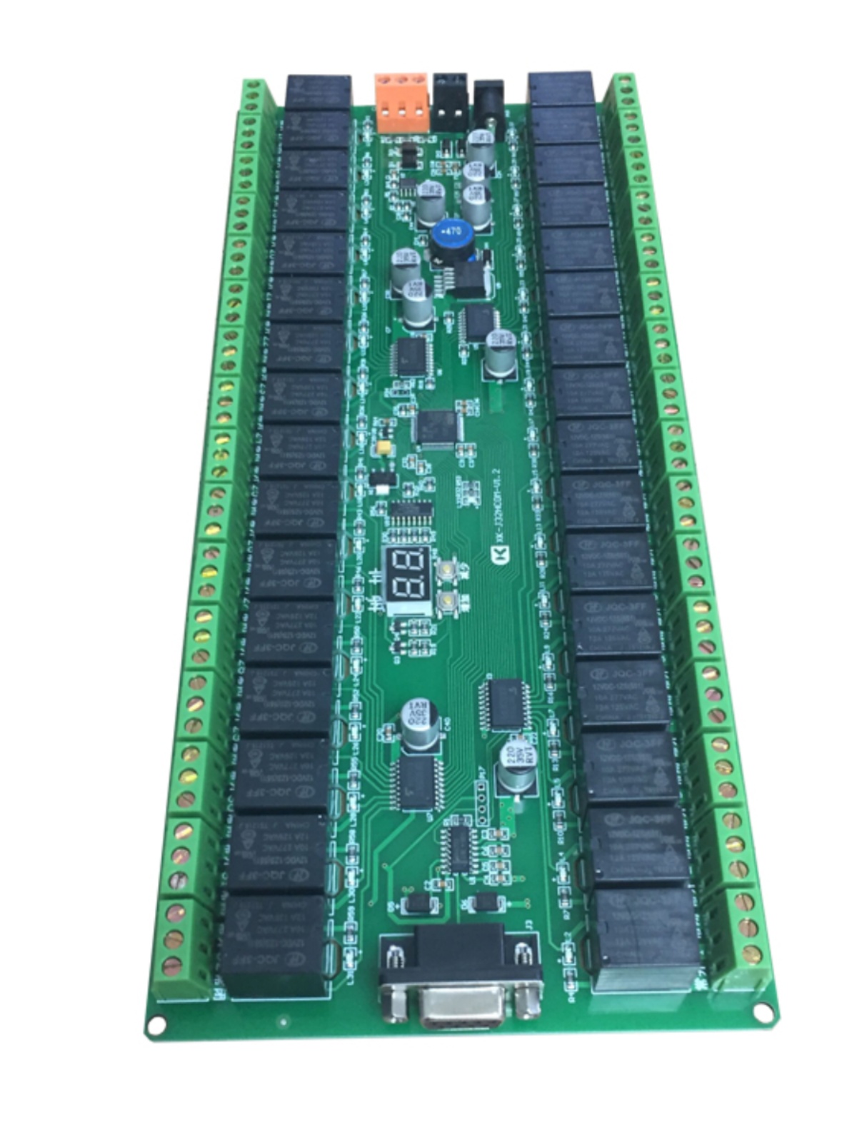 串口/485口32路一体板  智能开关控制卡 继电器模块 继电器控制板
