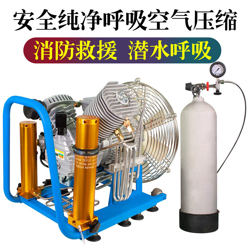 空气呼吸器高压充气泵30mpa消防正压式压缩机潜水瓶打气机
