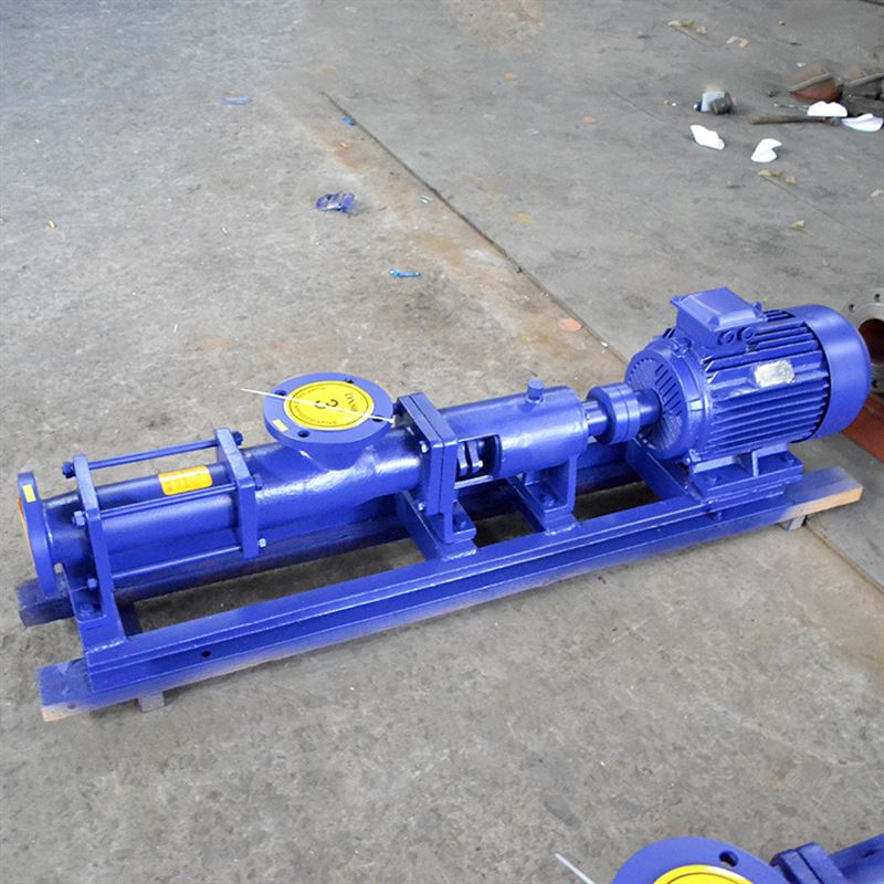 型单螺杆泵 淤泥排污泵 卧式单级不堵塞转子泵