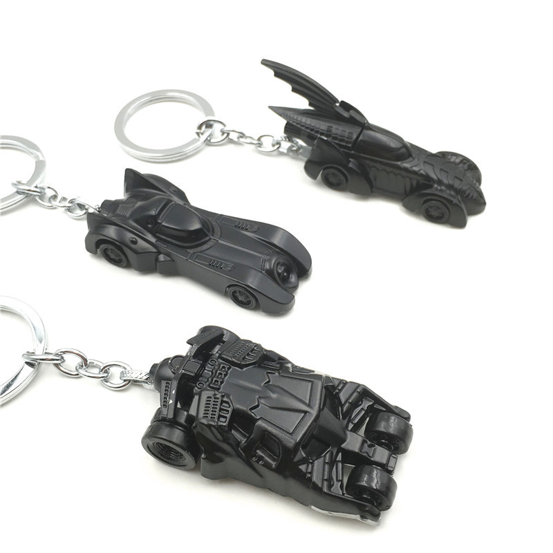 终极蝙蝠侠战车钥匙扣正义联盟摆件金属模型汽车钥匙扣链包包挂件