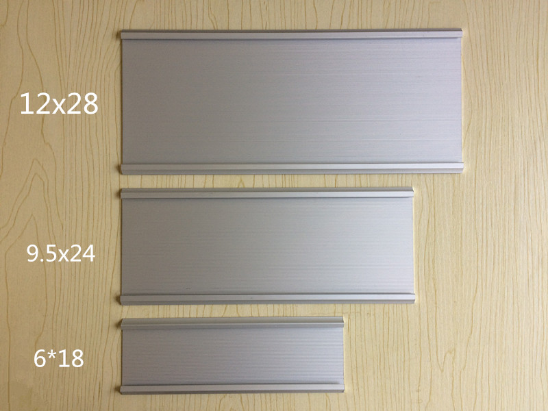 铝合金科室牌插槽可更换门牌提示牌卡槽牌9.5*24平槽批发定做型材
