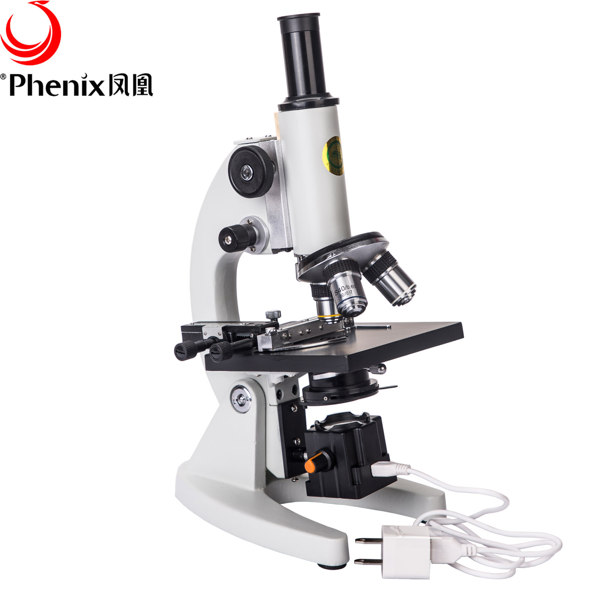 江西凤凰专业学生光学显微镜XSP-02/06儿童学习实验仪器高倍高清