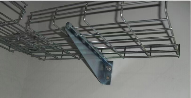 三角板支架 不锈钢网格桥架 明装线槽机房布线镀锌理线架支撑配件