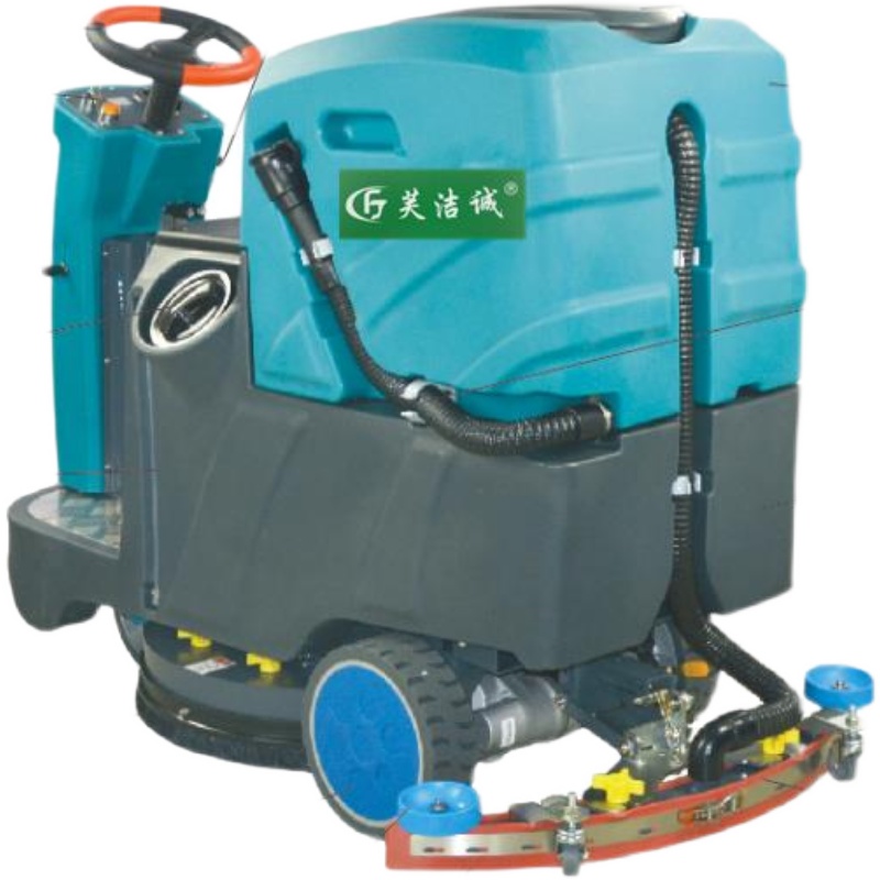 驾驶式电瓶式洗地机工业商场物业洗地HY70大型电动扫地机吸拖一体