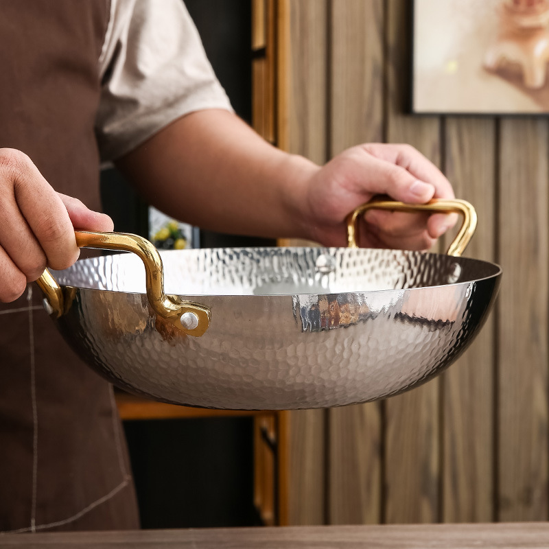 酸菜鱼水煮鱼水煮肉高级大盆碗沸腾商用不锈钢电磁炉餐具鱼盘专用