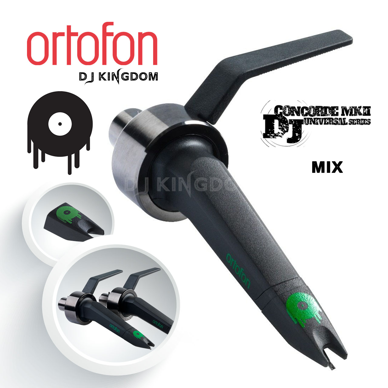 Ortofon 高度风 DJ唱针 mix mk2 新版 盒装 现货（备用针）