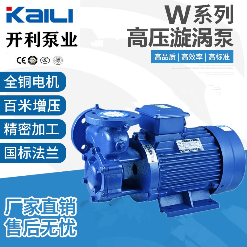 W大功率高扬程旋涡泵锅炉增压离心泵自吸循环泵冷却抽水380v